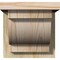 Ekena Millwork Alpine Rough Sawn Corbel w/Backplate, Douglas Fir, 8"W x 8"D x 8"H COR08X08X08ALP01RDF - alternate 4